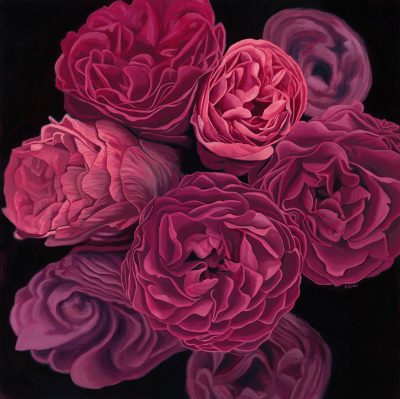 "Nostalgia in Bloom" Greeting Card